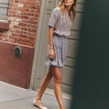 Daphne Dress Boboli Garden In Hydrangea Blue