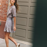 Daphne Dress Boboli Garden In Hydrangea Blue