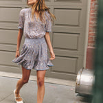 Daphne Dress Boboli Garden In Hydrangea Blue