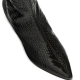 Lanna Black Embossed Croc