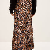 Onintia Midi Skirt Ocre