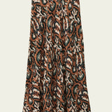 Onintia Midi Skirt Ocre
