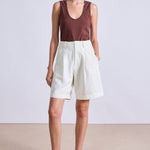 Bari Midi Short Cream
