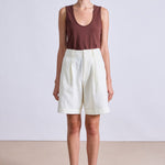 Bari Midi Short Cream
