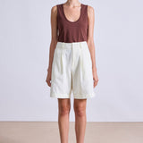 Bari Midi Short Cream