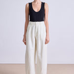 Bari Crop Pants Cream