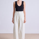 Bari Crop Pants Cream