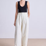 Bari Crop Pants Cream