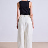 Bari Crop Pants Cream
