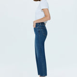Charlie High Rise Straight Ankle Jean