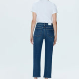 Charlie High Rise Straight Ankle Jean