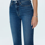 Charlie High Rise Straight Ankle Jean