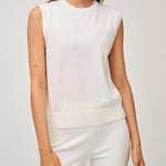 White + Warren Superfine Cotton Shell White