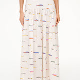 Procida Linen Skirt Pop Sardines Ivory