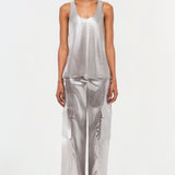 Kamari U Neck Tank Silver