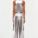 Kamari U Neck Tank Silver