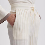 Simeon Wide Rib Knit Trouser