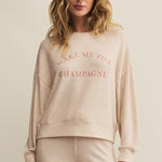 Champagne Long Sleeve Top