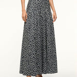 Procida Skirt Black Woodblock Floral