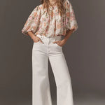 Lyra Wide Leg Crop Soft White