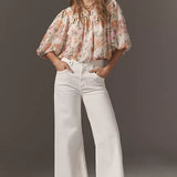 Lyra Wide Leg Crop Soft White