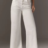 Lyra Wide Leg Crop Soft White