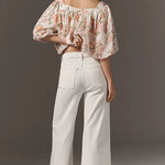 Lyra Wide Leg Crop Soft White