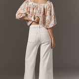Lyra Wide Leg Crop Soft White