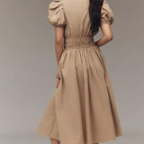 Marleigh Midi Dress Khaki