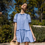 Cleobella Dolly Mini Dress Periwinkle