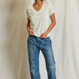perfectwhitetee Hendrix V-Neck Ivory