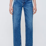 Philadelphia Low Rise Striaght Mid Wash