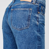 Philadelphia Low Rise Striaght Mid Wash