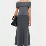 Callahan Off Shoulder Top Grey