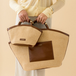 Mini Raffia Tote