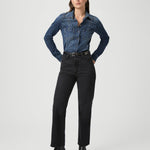 Sawyer Straight Jean Dark Dawn Distressed