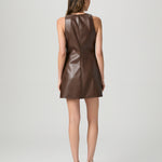 Santal Dress Tamarind Faux Leather