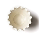 Signature White Ruffle Ice Bucket
