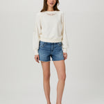 Dylan Short W/ Raw Hem Dancing Queen Mid Indigo