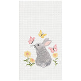 Easter Bunny & Butterflies Kitchen Towel