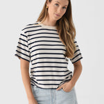 Goldie Tee Azure Stripe