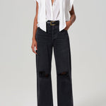 Penny Blouse with Neck Tie White