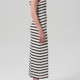 Long Faye Tank Dress Midnight Stripe