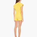 The Long Story Short Romper Yellow
