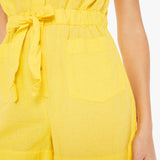 The Long Story Short Romper Yellow