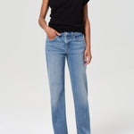 Low Rise Slim Jean Mid Indigo w Stretch