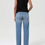 Low Rise Slim Jean Mid Indigo w Stretch
