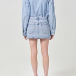 V-Waist Mini Skirt in Force