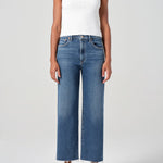 Harper Straight Crop Jean in Motion