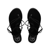 Angie Tie Up Arched Flip Flop Sandal
